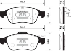 ������� ��������� ��������, �������� Sangsin Brake SP1390 SP1390 ����