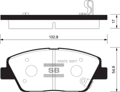 ������� ��������� (�������) Kia Optima 10-16 Sangsin Brake SP1397, �������� SP1397 ����