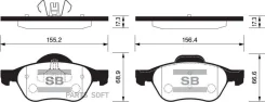 ������� ��������� ��������, �������� Sangsin Brake SP1414 SP1414 ����