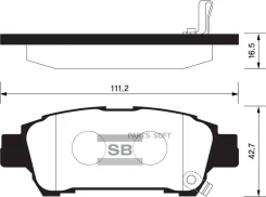 ������� �������� ������! Toyota Previa/Avensis Verso 2.4i/2.0i/2.0D4-D 00 Sangsin Brake SP1423 SP1423 SP1423 ����