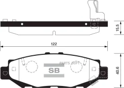 ������� ��������� ��������, ������ Sangsin Brake SP1432 SP1432 ����