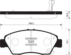 ������� ���������, �������� Sangsin Brake SP1435 SP1435 ����