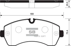 ������� ��������� ��������, �������� Sangsin Brake SP1425 SP1425 ����