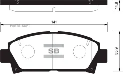 ������� �������� �.! Toyota Rav 4 2.0VVT-I 06/Avensis 1.6VVTi-2.0VVTi 99-03 Sangsin Brake SP1466 SP1466 SP1466 ����