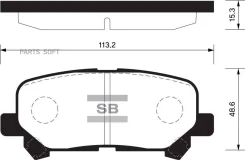 ������� ��������� ��������, ������ Sangsin Brake SP1461 SP1461 ����