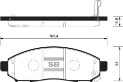 ������� ��������� ��������, �������� Sangsin Brake SP1460 SP1460 ����