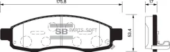 ������� ��������� �������� �������� �����:HI-Q Nissan Titan (A60) Sangsin Brake SP1455 SP1455 ����