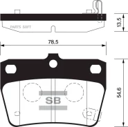 ������� ��������� ��������, ������ Sangsin Brake SP1457 SP1457 ����