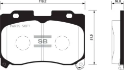 ������� �������� ��������! Toyota Celica 2.0 16V 4WD/Supra 3.0i V6 24V 93-99 Sangsin Brake SP1467 SP1467 SP1467 ����