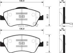 ������� �������� �. Toyota Auris 1.4VVTi/1.6VVTi/1.4D-4D/2.2D 07 Sangsin Brake SP1500 SP1500SNS GDB3481 [0446502200] ! SP1500 ����