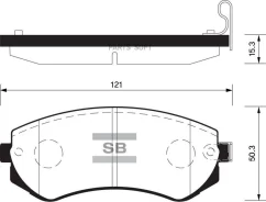 ������� ��������� �������� �������� Sangsin SP1492 Sangsin Brake SP1492 SP1492 ����