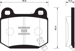 ������� �������� �. Nissan 350Z 3.5 03, Subaru Impreza 2.0/T WRX STi 01 Sangsin Brake SP1495 SP1495SNS GDB3350=014 52 ! SP1495 ����