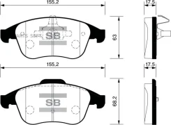 ������� ��������� �������� Renault Laguna III 2.0/2.0DCi/3.0/3.5 07 SP1516 Sangsin Brake SP1516 SP1516 ����