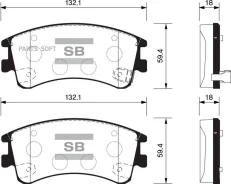 ������� �������� ��������! Mazda 6 GG/GY 2.0Di 136HP/2.0i/2.2i 02 Sangsin Brake SP1518 SP1518 SP1518 ����