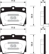������� ��������� ��������, �������� Sangsin Brake SP1522 SP1522 ����