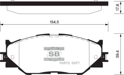 ������� �������� ��������! Lexus IS II 2.5/2.2D 05 Sangsin Brake SP1543 SP1543 SP1543 ����
