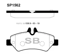 ������� �������� ���.! MB Sprinter 209CDi-324CDi, VW Crafter 2.5TDi 06 Sangsin Brake SP1562 SP1562 SP1562 ����