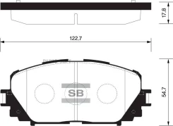������� �������� ��������! Toyota Yaris 1.0/1.3/1.4D-4D 06 Sangsin Brake SP1588 SP1588 SP1588 ����
