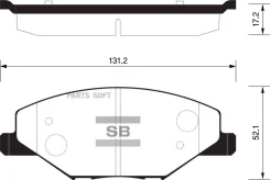 ������� ��������� (�������) Skoda Octavia 16-20 / Rapid 12- Sangsin Brake SP1595, �������� SP1595 ����