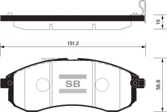������� �������� �.! Mitsubishi L200 2.5TD 4WD 03 Sangsin Brake SP1602 SP1602 SP1602 ����