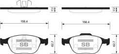 ������� �������� �.! Ford Focus ST 1702.0i 16V/RS/Transit/Tourneo Connect 01 Sangsin Brake SP1623 SP1623 SP1623 ����