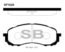 ������� �������� �.! Subaru Impreza 1.6/1.6 AWD 01 Sangsin Brake SP1629 SP1629 SP1629 ����