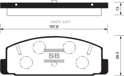 ������� ��������� ��������, ������ Sangsin Brake SP2028 SP2028 ����