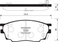 ������� ���������, �������� Sangsin Brake SP2027 SP2027 ����