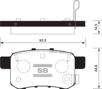 ������� ���������, ������ Sangsin Brake SP2103 SP2103 ����