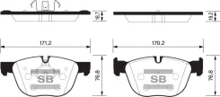 ������� ���������, �������� Sangsin Brake SP2172 SP2172 ����