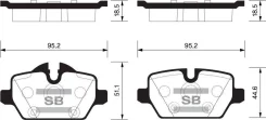 ������� �������� ���.! BMW E87 1.6i/1.8D 04 Sangsin Brake SP2161 SP2161 SP2161 ����