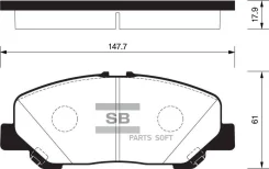 ������� ��������� ��������, �������� Sangsin Brake SP2183 SP2183 ����