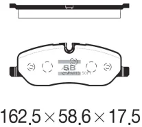 ������� �������� ��������! Land Rover Discovery/Range Rover 4.4i V8/2.7TD V6 04 Sangsin Brake SP2236 SP2236 SP2236 ����