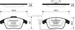 ������� ��������� ��������, �������� Sangsin Brake SP2264 SP2264 ����
