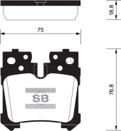 ������� �������� �.! Lexus LS460/LS600 06 Sangsin Brake SP2301 SP2301 SP2301 ����