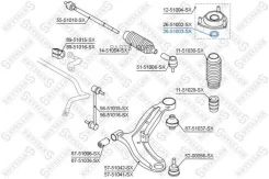 ��������� ����� �����. Hyundai Getz 04 Stellox 2651003SX 851 1603=OE [5461225000] ! 2651003SX ����