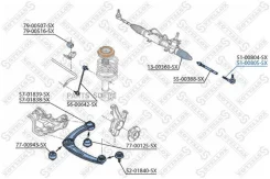���������� ������� ������! Peugeot 308/3008/5008 all 07/Citroen Berlingo all 08 Stellox 5100805SX 5100805SX ����