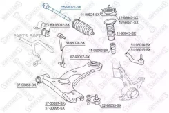���� ������� Toyota Corolla CDE120/ZZE12# 01 Stellox 5598022SX 5598022SX ����