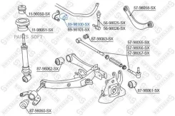 ������ ������������� ������� �����������! Toyota Avensis AT25# Wagon 03 Stellox 8998100SX 8998100SX ����