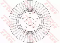 ���� ��������� ��������! Lexus RX, Toyota RAV 4 2.0-3.5i/D-4D 08 TRW DF6265 DF6265 DF6265 ����