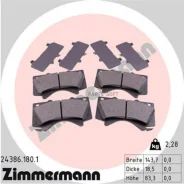 ������� �������� ! �����. 144x83x18 Toyota Land Cruiser 4.7 V8/4.5D V8 08 Zimmermann 243861801 243861801 ����