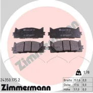 ������� �������� ! �����. 158x57x18 Toyota Camry 2.4WT-i/3.0i 01 Zimmermann 243501752 243501752 ����