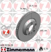 ���� ��������� ! �����. ���. 350x34/69-5x130 Porsche Cayenne, VW Touareg 3.2-5.0TDi 02 Zimmermann 600322620 600322620 ����