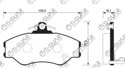 ��������� ������� �������� /�������� �������� 4�� /TI-GUAR ��� Skoda Fabia 2000-; Volkswagen GOLF 1991-1997, POLO 1996-2002; TG-0113 PN0113 6N0698151C...