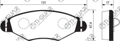 ��������� ������� �������� /�������� �������� 4�� /TI-GUAR ��� Peugeot 206 2006-; TG-0201 PN0201 425212 Ti-Guar Ti-GuarTG0201RA TG0201 ����