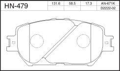 ��������� ������� /�������� ������ /����� /JFBK ��� Toyota Camry 1997-2001 MARK X 2004-2015 Crown 2003-2008 Wish 2000-2009; HN-479; (A671K TG671C PF14...