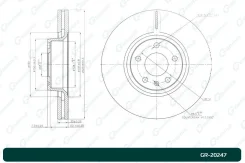 ���� ��������� ������������� G-brake GR-20247 G-Brake G-Brakegr20247RM GR20247 ����
