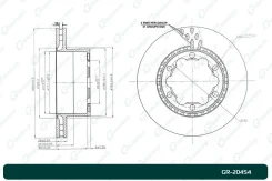 ���� ��������� ������������� G-brake GR-20454 G-Brake G-Brakegr20454RM GR20454 ����