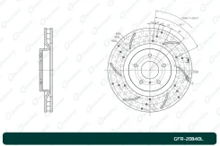 ���� ��������� ��������������� G-brake GFR-20840L ����� G-Brake G-Brakegfr20840LRM GFR20840L ����