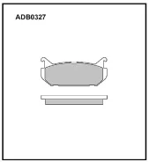 ������� ��������� Mazda 626 allied nippon adb0327 ADB0327 ����